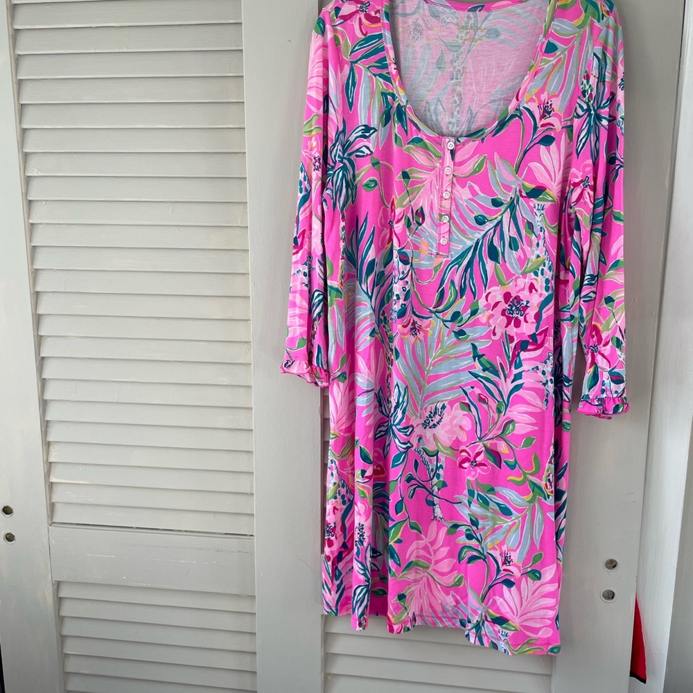 Lily Pulitzer soft pajama dress